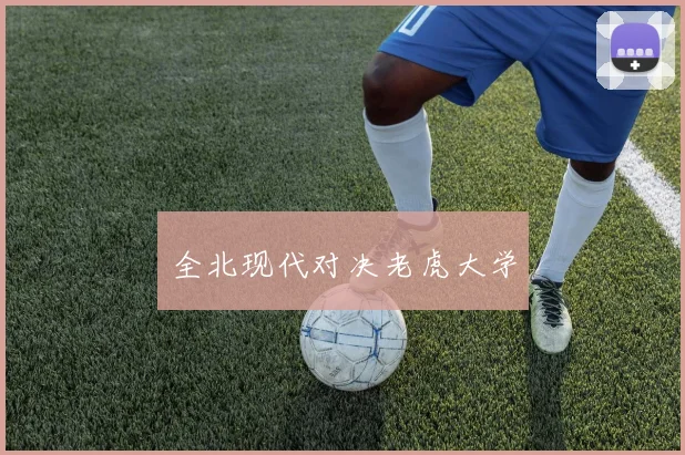 全北现代对决老虎大学