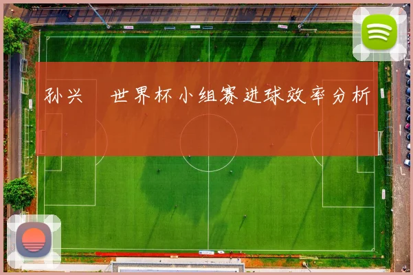 孙兴慜世界杯小组赛进球效率分析